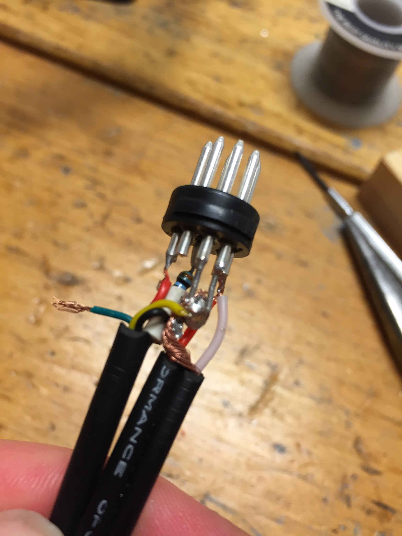 Lödd kabel